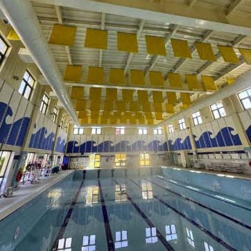 Olympic-sized indoor pool 